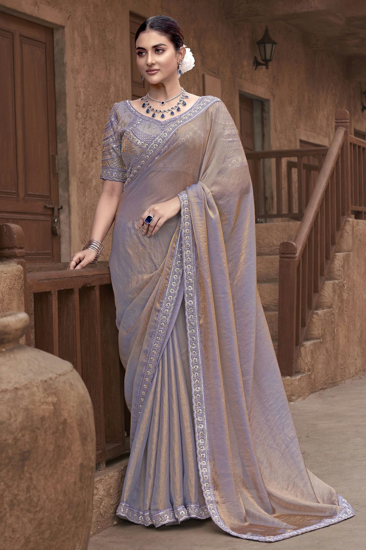 Slate-Blue-Colour-Satin-Silk-Designer-Saree-VSSD1112683