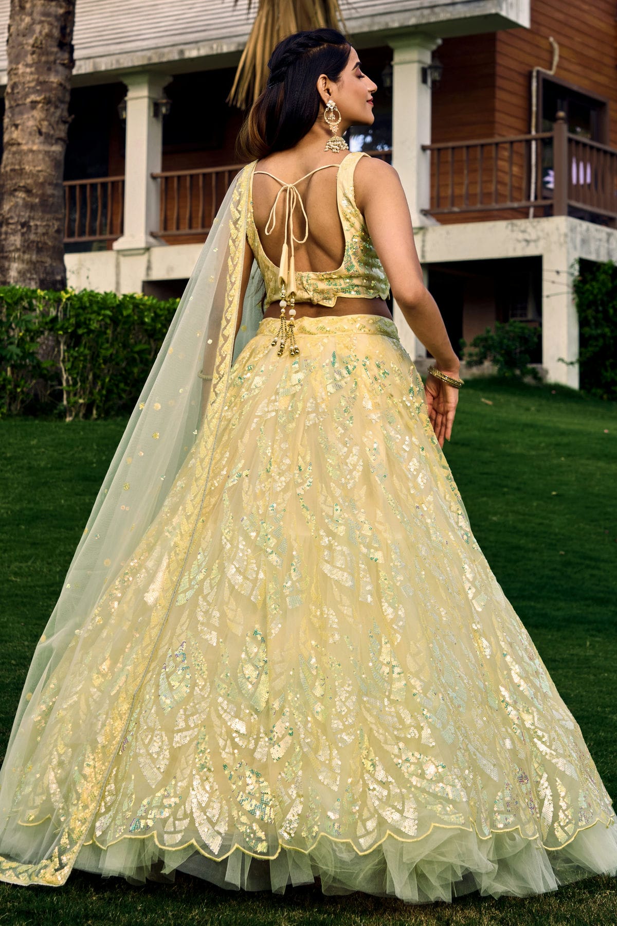 Soft Net Embroidery A Line Lehenga Choli