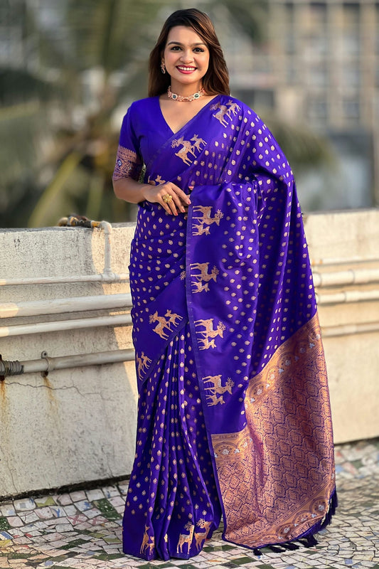 Violet-Colour-Soft-Silk-Traditional-Saree-VSSD1112647