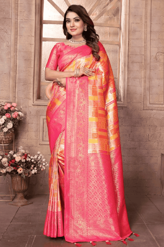 Yellow-Colour-Woven-Work-Banarasi-Chaturi-Silk-Traditional-Saree-VSSD1250277