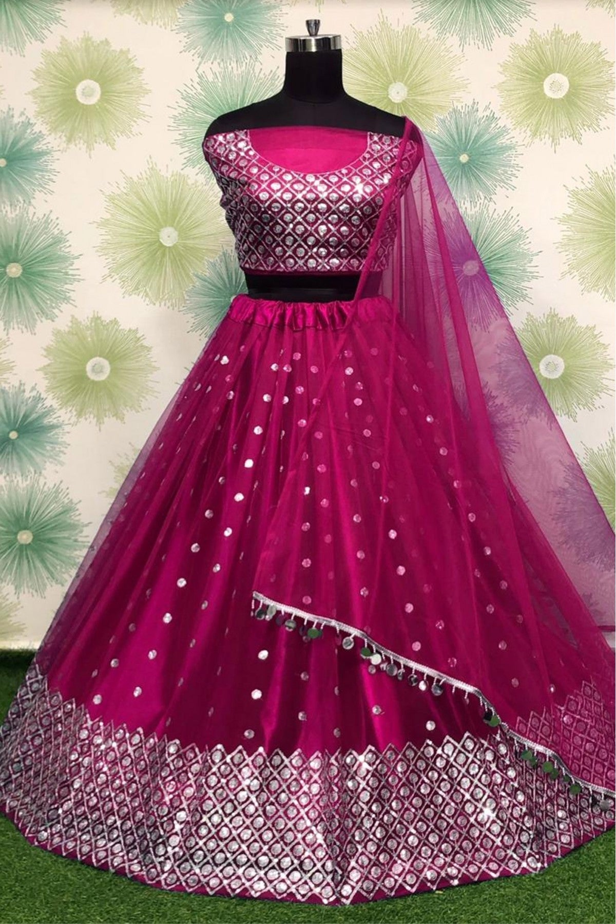 Pink Colour Net Lehenga Choli